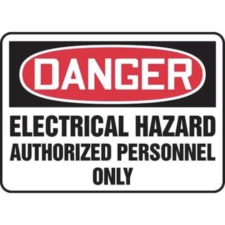 Accuform OSHA DANGER SAFETY SIGN ELECTRICAL FRMELC022XT FRMELC022XT